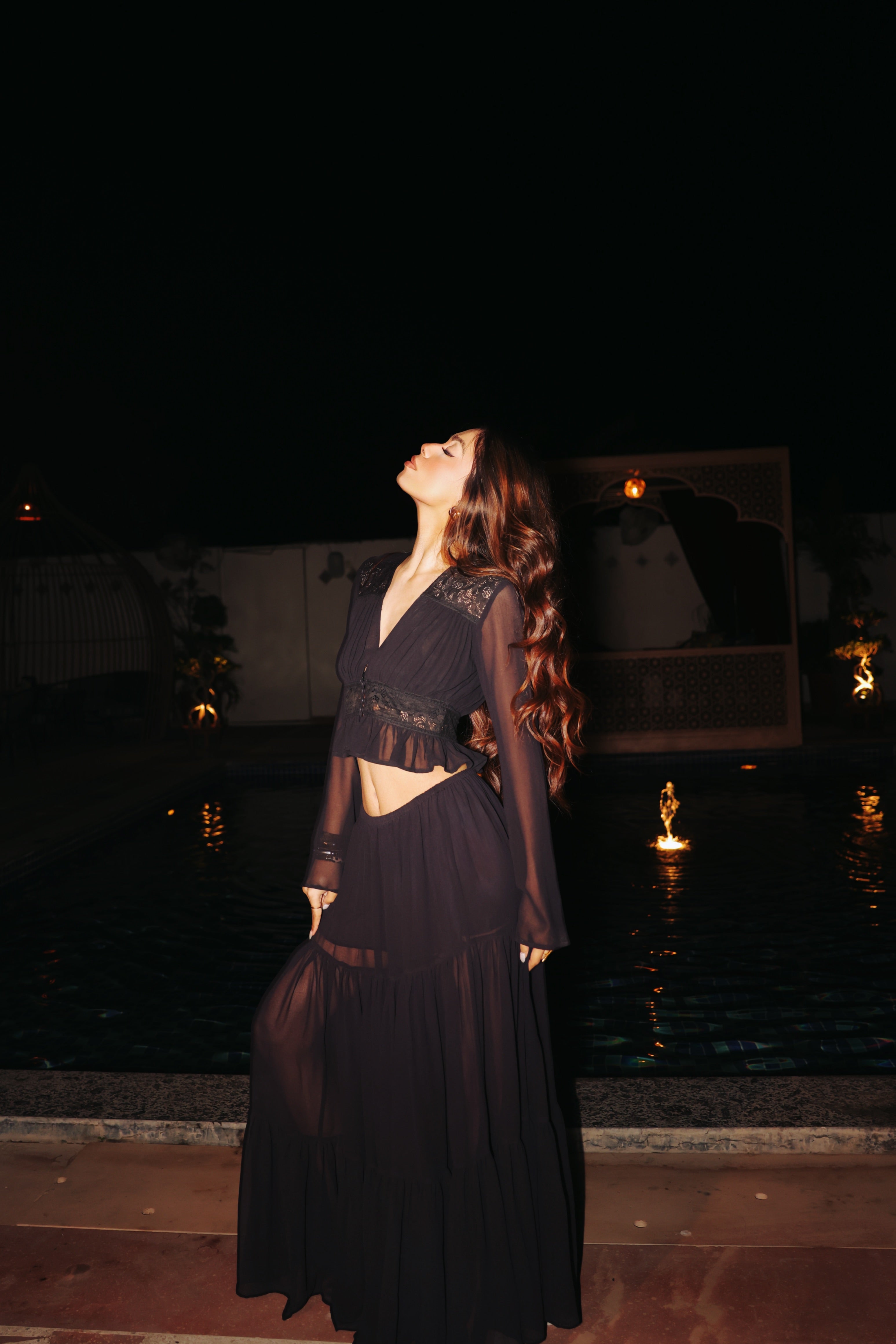 THE ALAAYA CO ORD BLACK♡