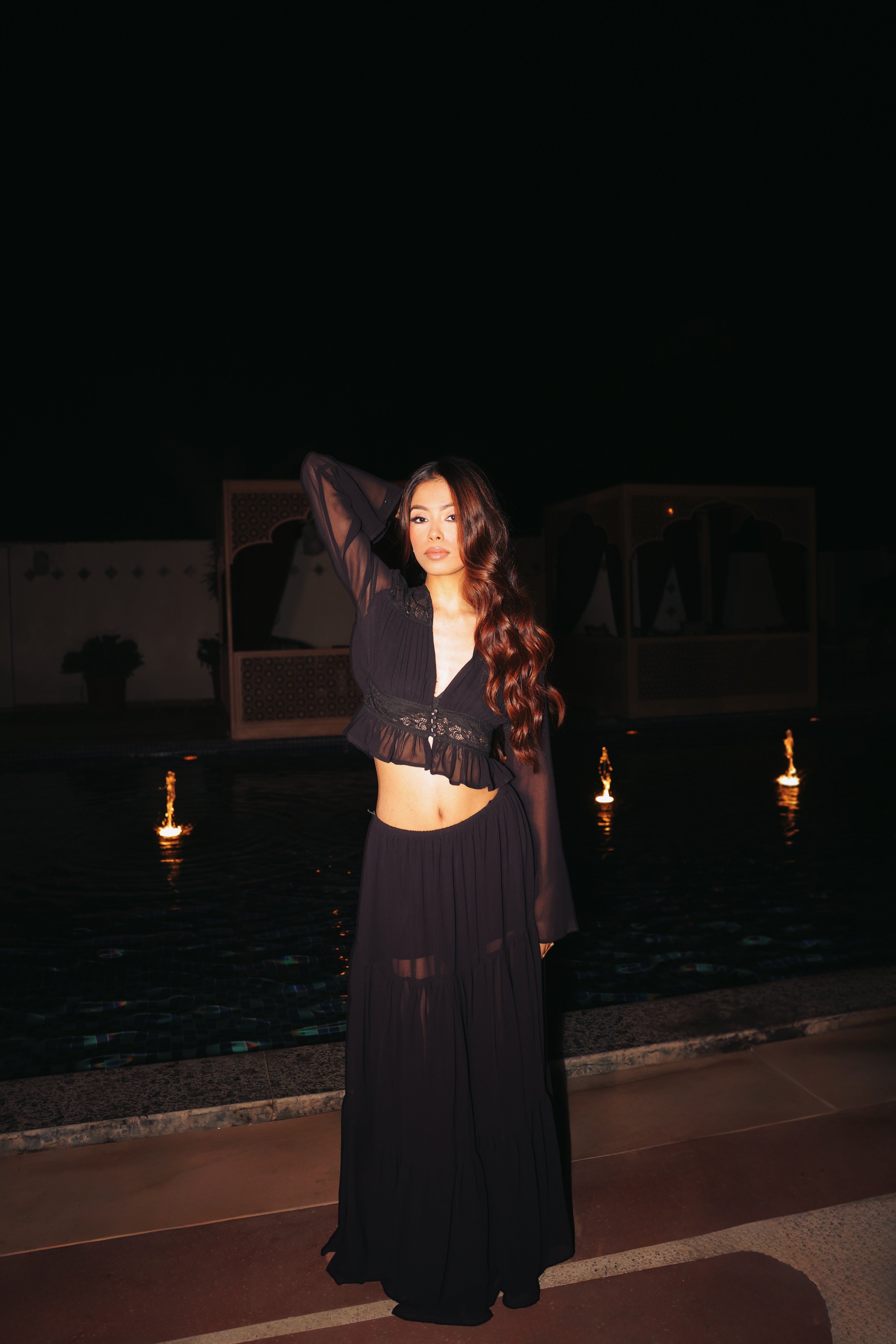 THE ALAAYA CO ORD BLACK♡