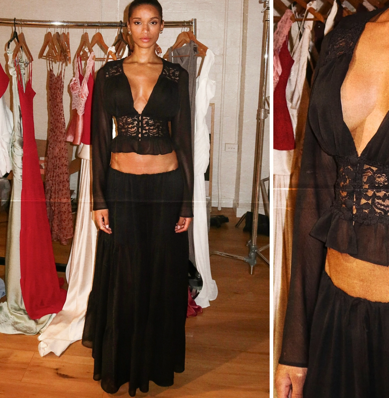 THE ALAAYA CO ORD BLACK♡