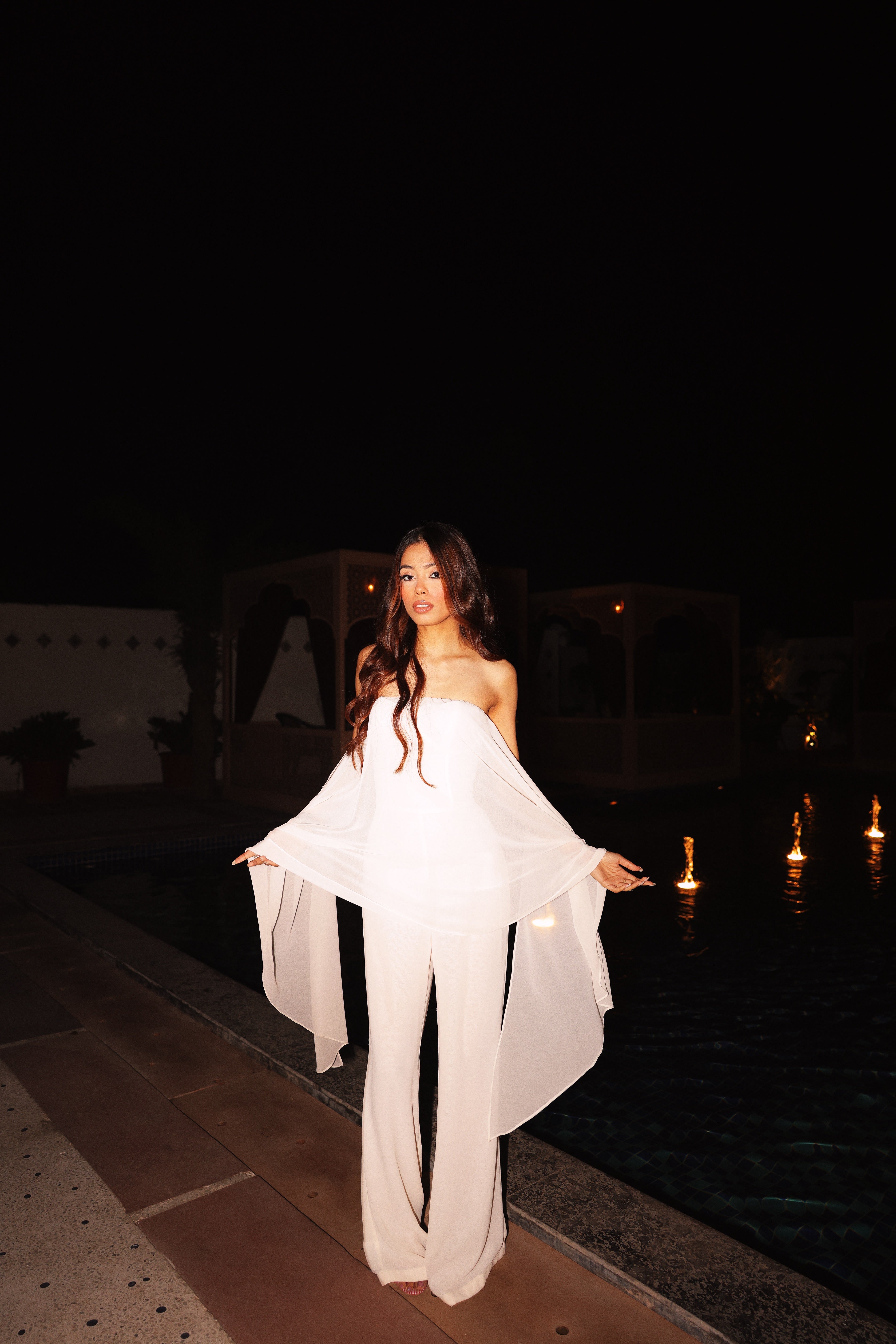 SOFIA JUMPSUIT IVORY♡