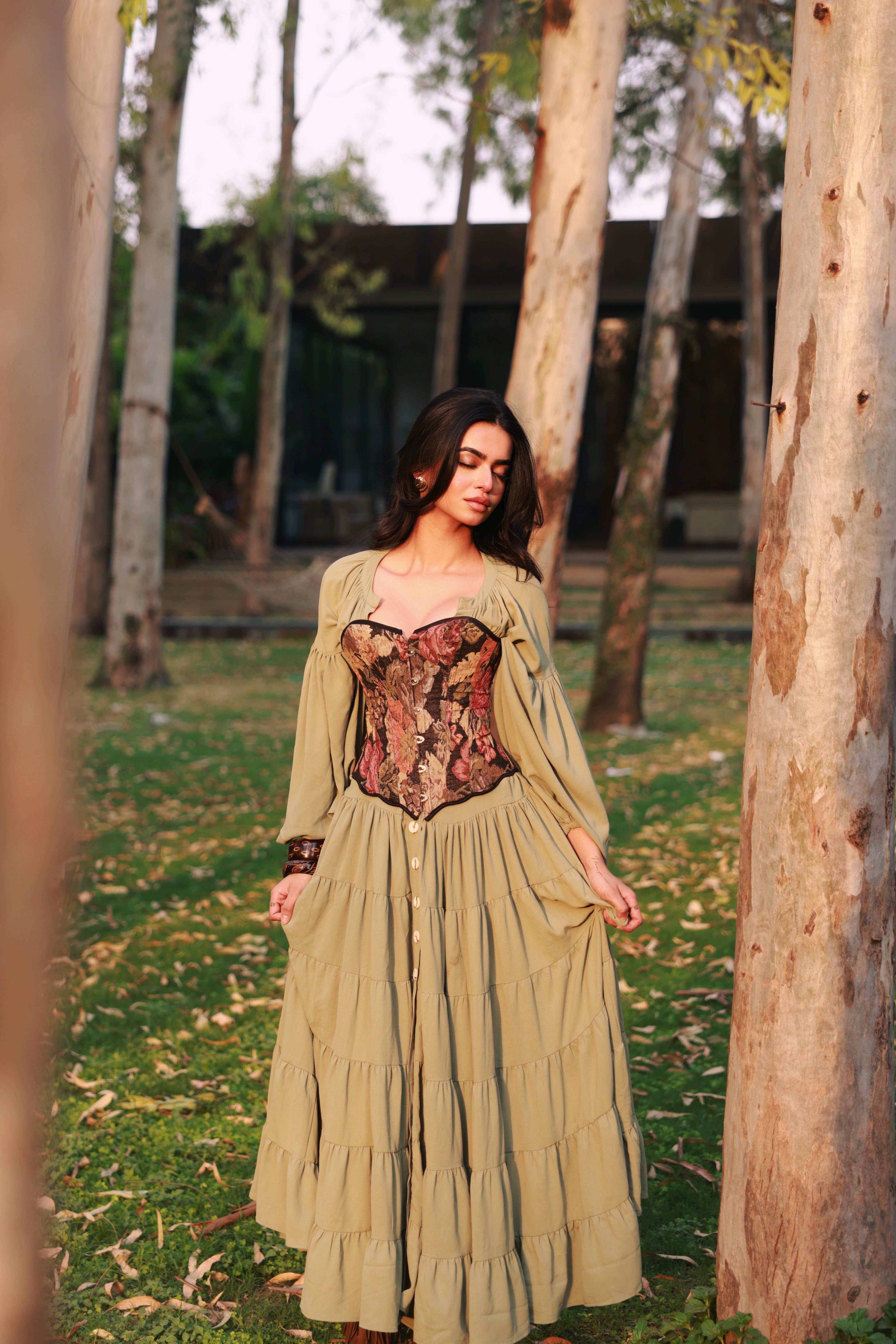 LADY SCARLET CORSET DRESS ♡