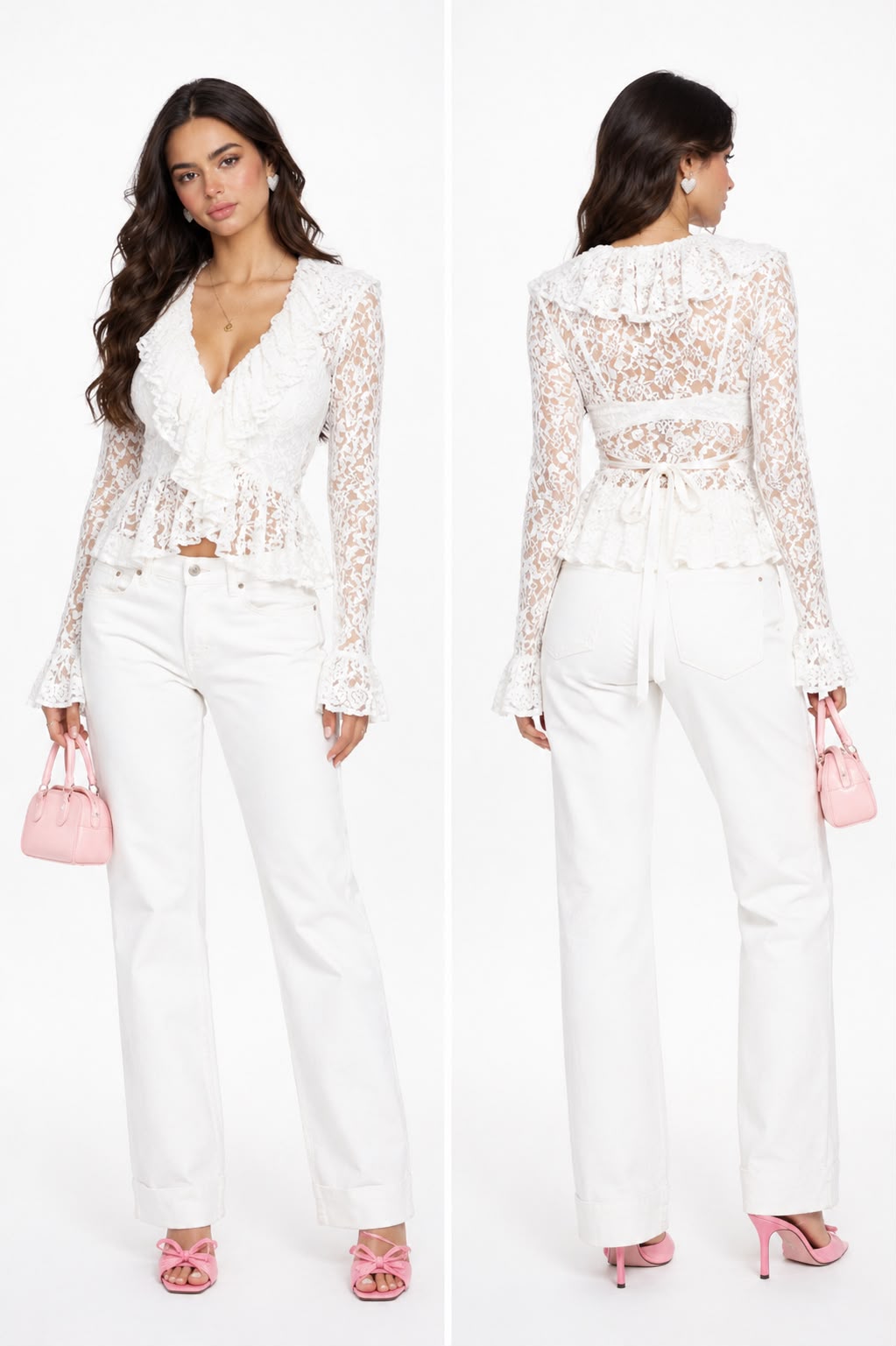 KYLIE TOP WHITE ♡