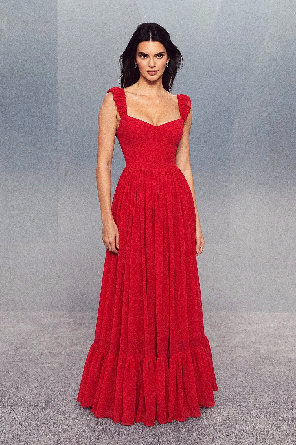 AISHA DRESS RED ♡