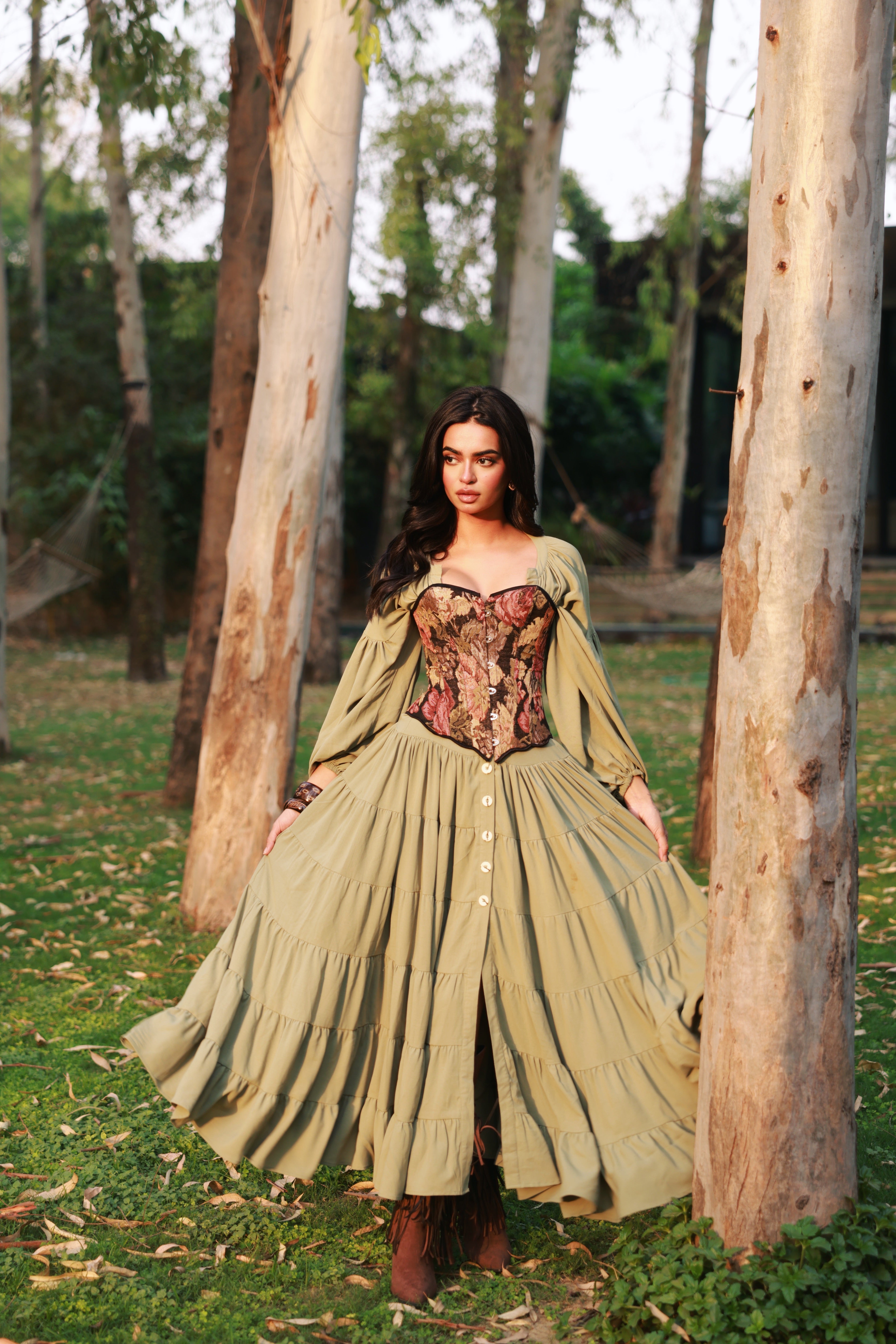 LADY SCARLET CORSET DRESS ♡