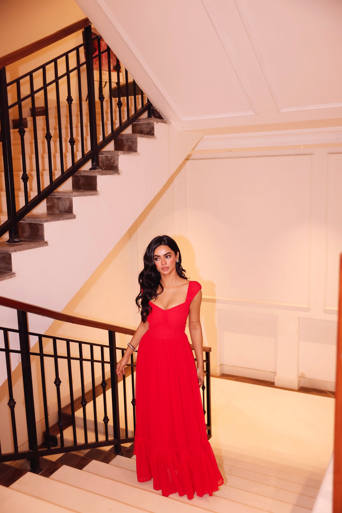 AISHA DRESS RED ♡