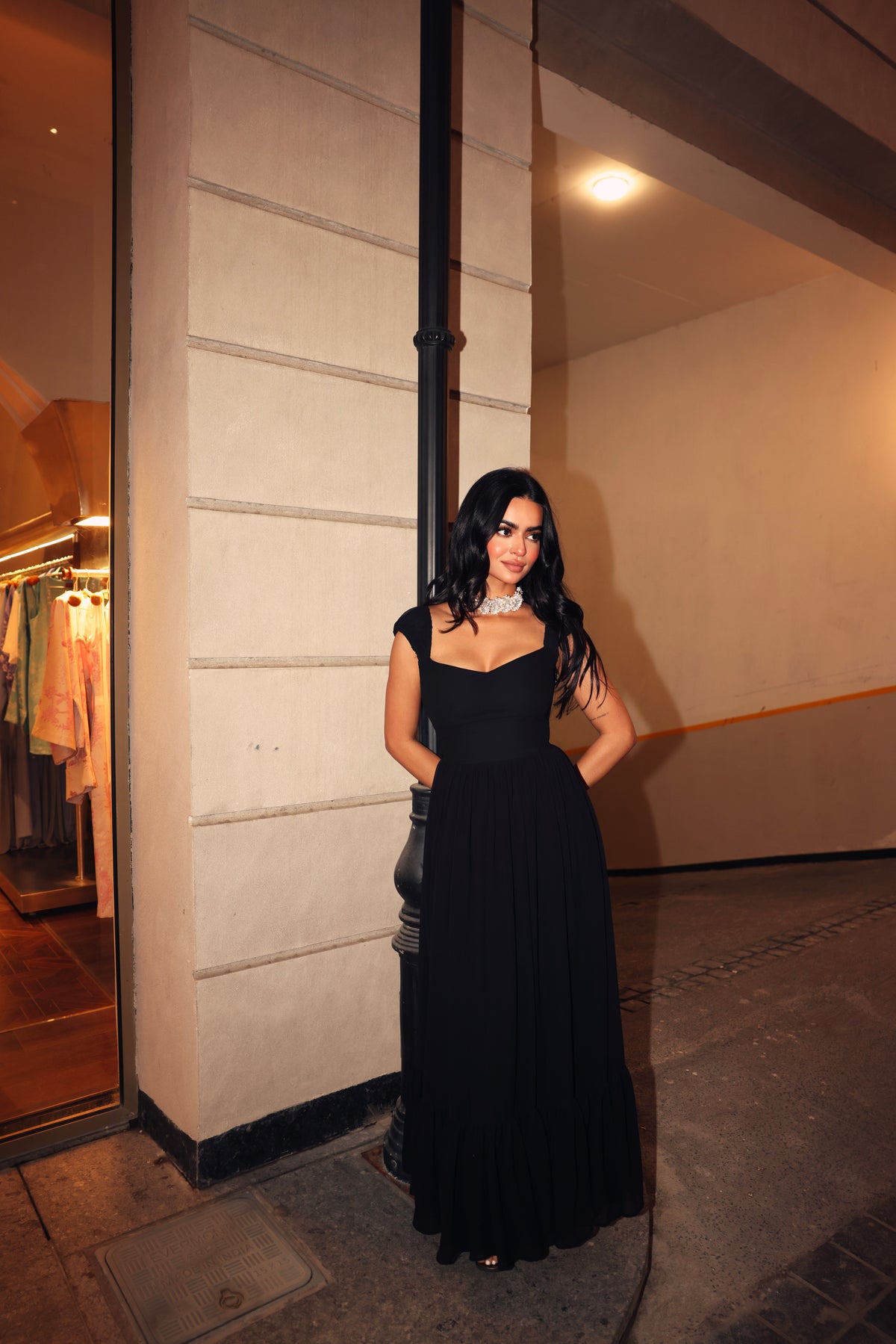 AISHA DRESS BLACK ♡